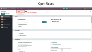 Open Users
 