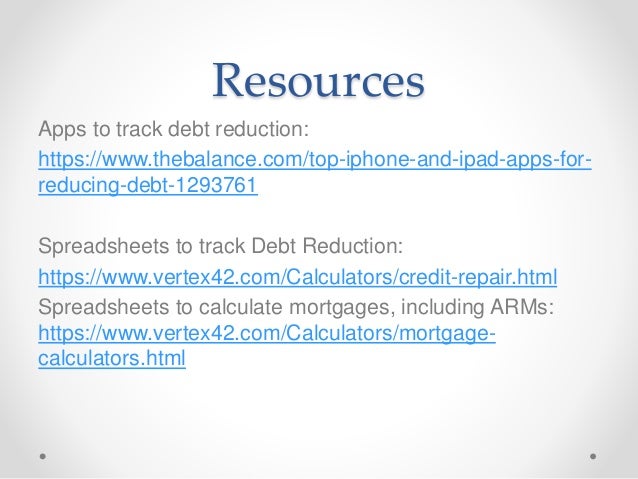 pay off debt spreadsheet