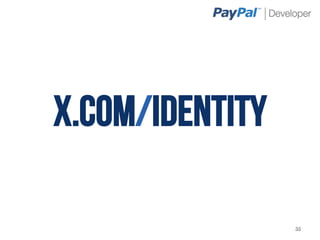 x.com/identity

                 35
 