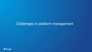 Challenges in platform management
33
 