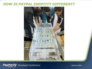 HOW IS PAYPAL IDENTITY DIFFERENT?
 