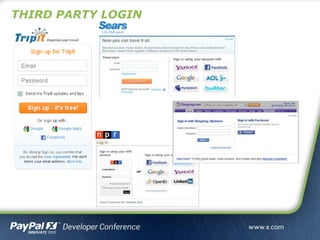 THIRD PARTY LOGIN
 