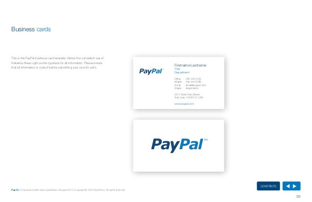 PayPal MasterBrand Guidelines
