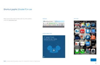 15
PayPal | Corporate master brand guidelines | August 2013 | Copyright © 2013 PayPal Inc. All rights reserved.
Shortcut graphic (Double P) in use
Please note how the double P is being used. If you have questions,
contact the Global Brand Team.
FAVICON
SOCIAL MEDIA POST
APP ICON
ContentS
 