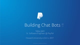 Building Chat Bots !!
 