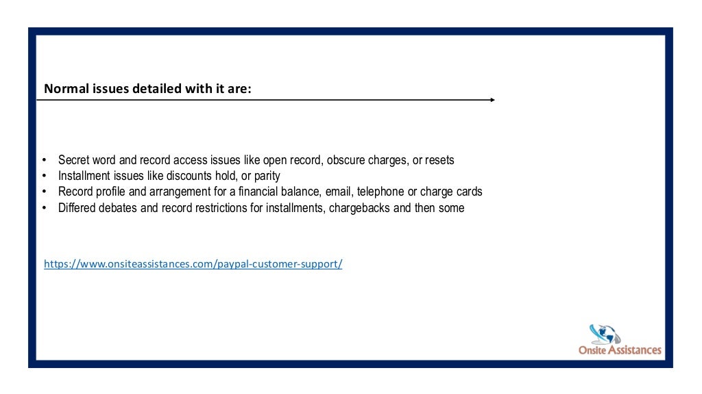 paypal customer service number.