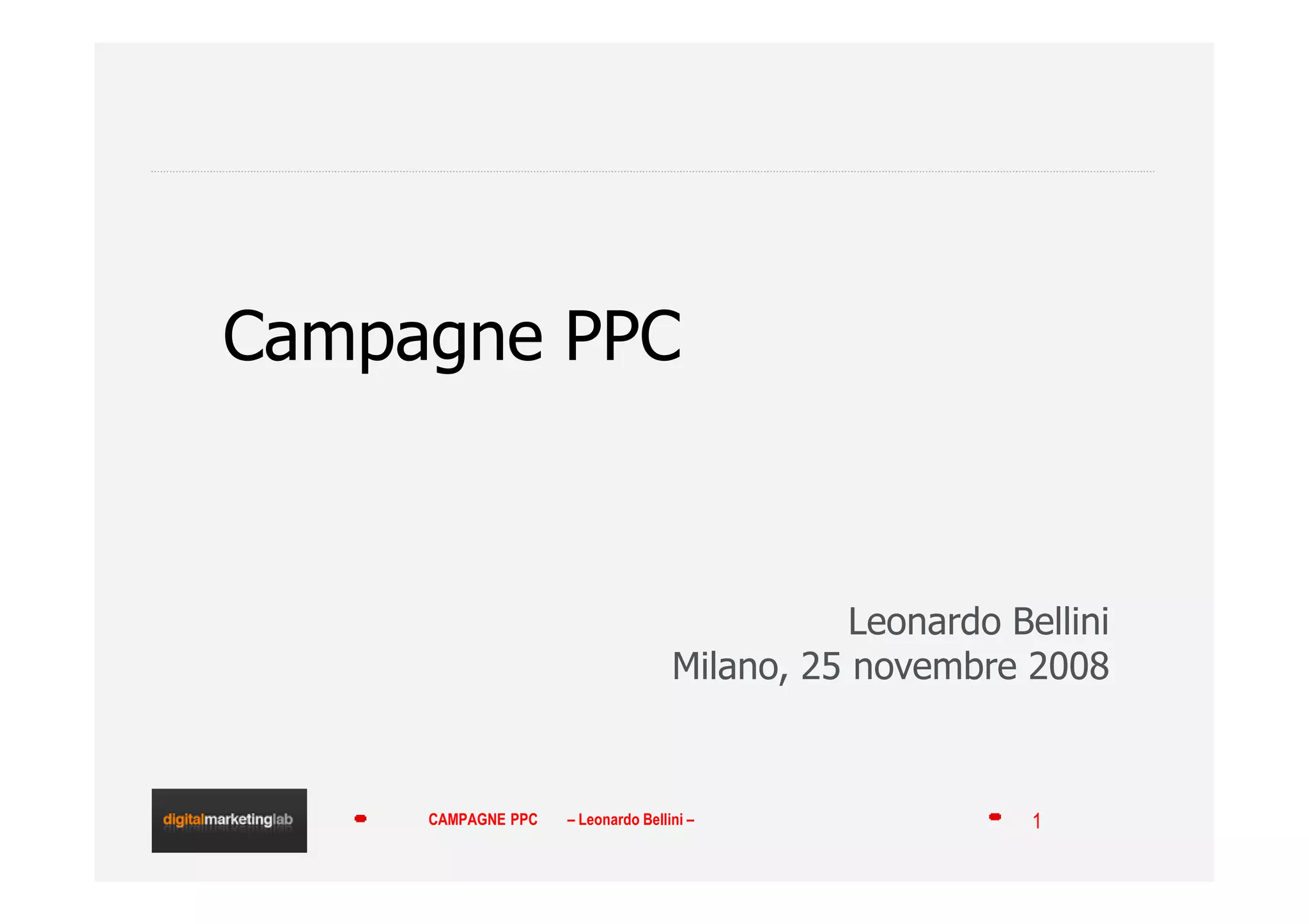 Campagne pay per click