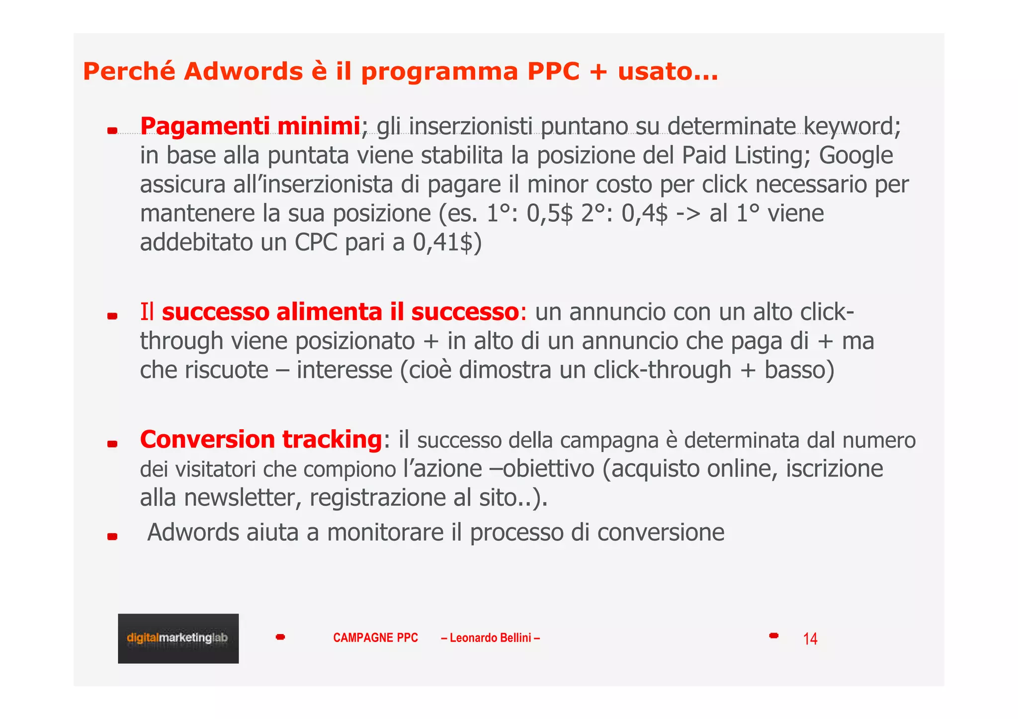 Campagne pay per click
