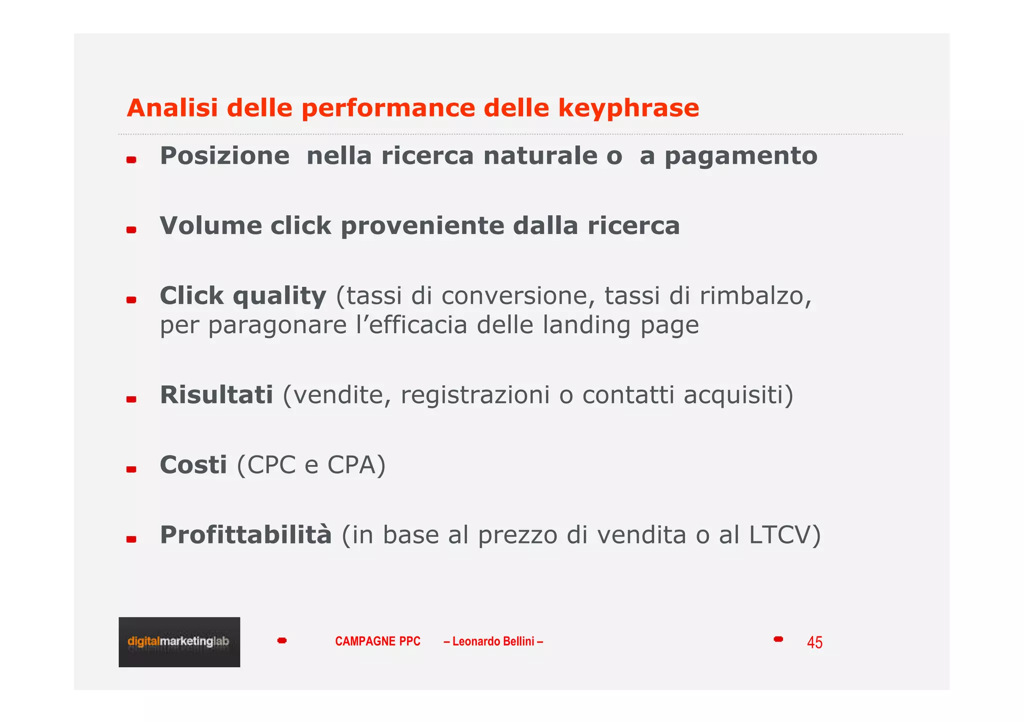 Campagne pay per click