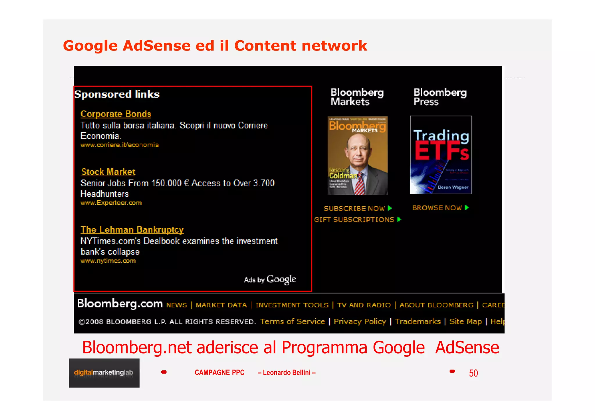 Campagne pay per click