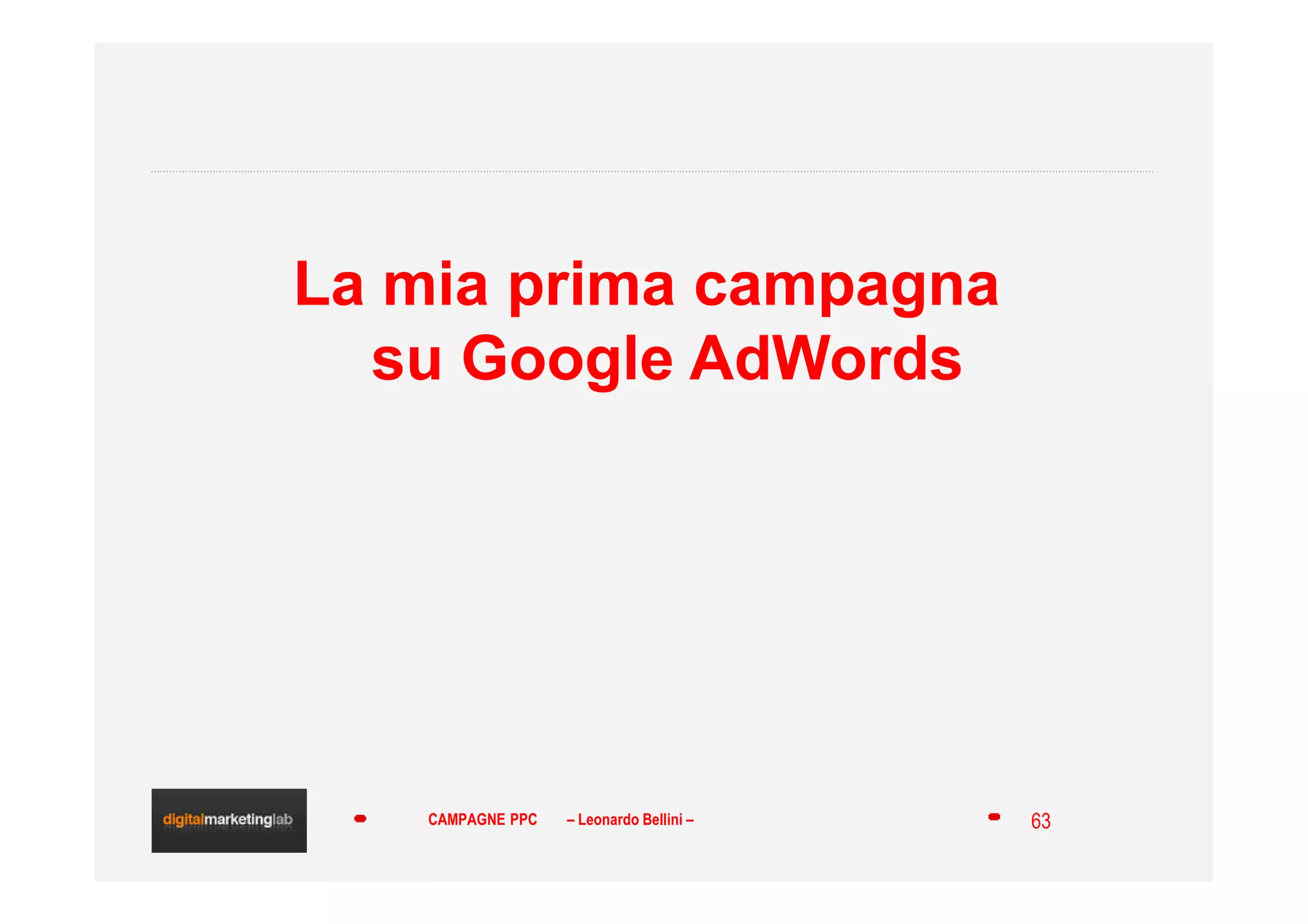Campagne pay per click