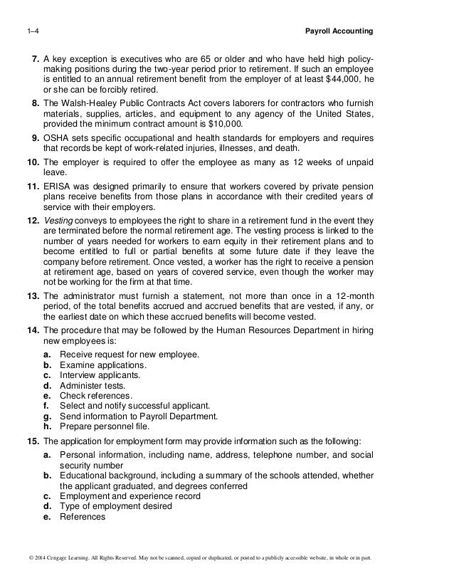 Payroll Accounting 2014 24th Edition Bieg Solutions Manual