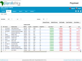 Paysheet 