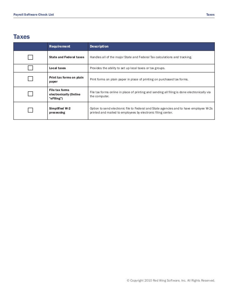 payroll checklist 08 10
