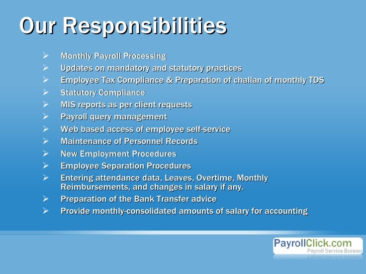 9 our responsibilities
