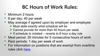 •Managers, superintendents, and employees
who carry out management functions are
exempted from hourly remuneration (50% rule
applies).
•Architects, dentists, engineers, lawyers, and
other specialized positions are also excluded.
See the list of excluded positions here.
Who Is Allowed To Be Salaried Without Overtime?
 