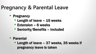 • If an employee’s pay is based completely or partly on
commission, it must amount to at least the minimum wage for
each hour the employee has worked.
• For more information on calculating compensation for
commission-based employees click here.
Example:
• Lisa works on commission and has a weekly pay period. One
week in April she earned $150 in commission and worked 25
hours. The minimum wage applicable is $10.25 an hour.
25 x $10.25 = $256.25
$256.25 - $150 = $106.25
Employer owes Lisa the commission plus the top-up amount.
Commission-based Employees
 