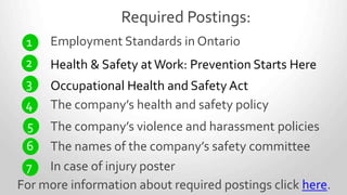 • Minimum wage: $11.00
• Most employees must be paid at least minimum
wage for all hours worked in a pay period.
• For special industry wage differences click here.
• All employees must keep an accurate time record.
• For information about other provinces see the
Minimum wage database.
Minimum Wage
 