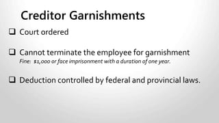 Employer Liability
If you receive a Requirement to Pay notice and you do not comply with the requirements:
YOUR COMPANY MAY BE HELD
RESPONSIBLE FOR THE AMOUNTS YOU
DIDN’T REMIT!
 