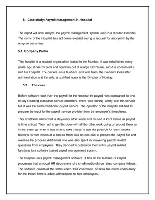 Payroll Management: Case study of a reputed Hospital in Mumbai[www ...