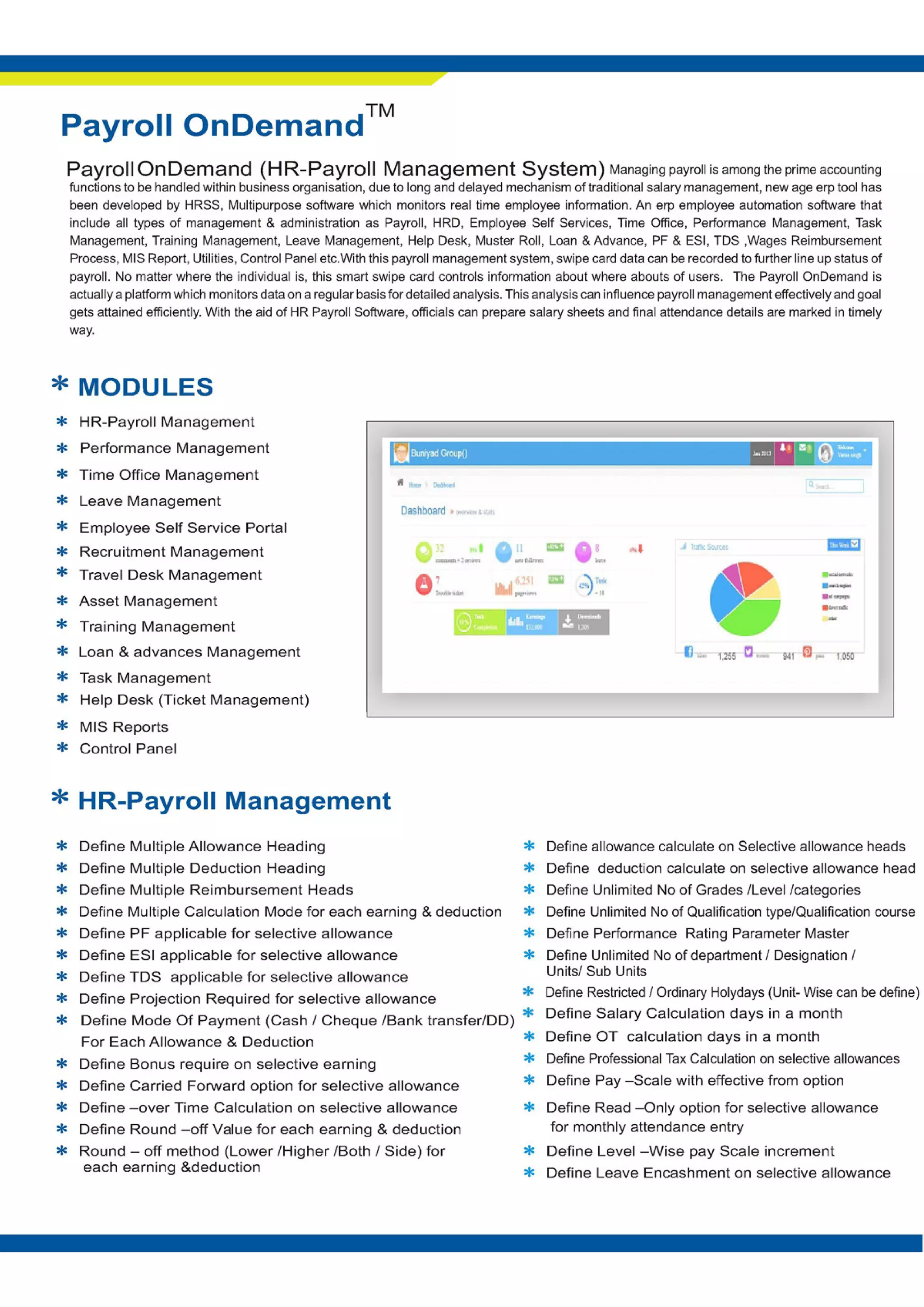Payroll OnDemand - HR Payroll Management Software | PDF