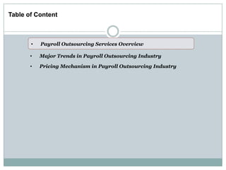 Payroll outsourcing services | PPTX