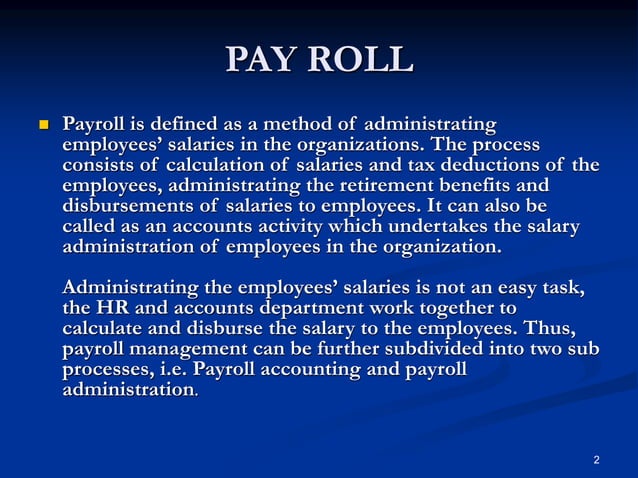 payroll ppt.ppt | Human Resources | Business