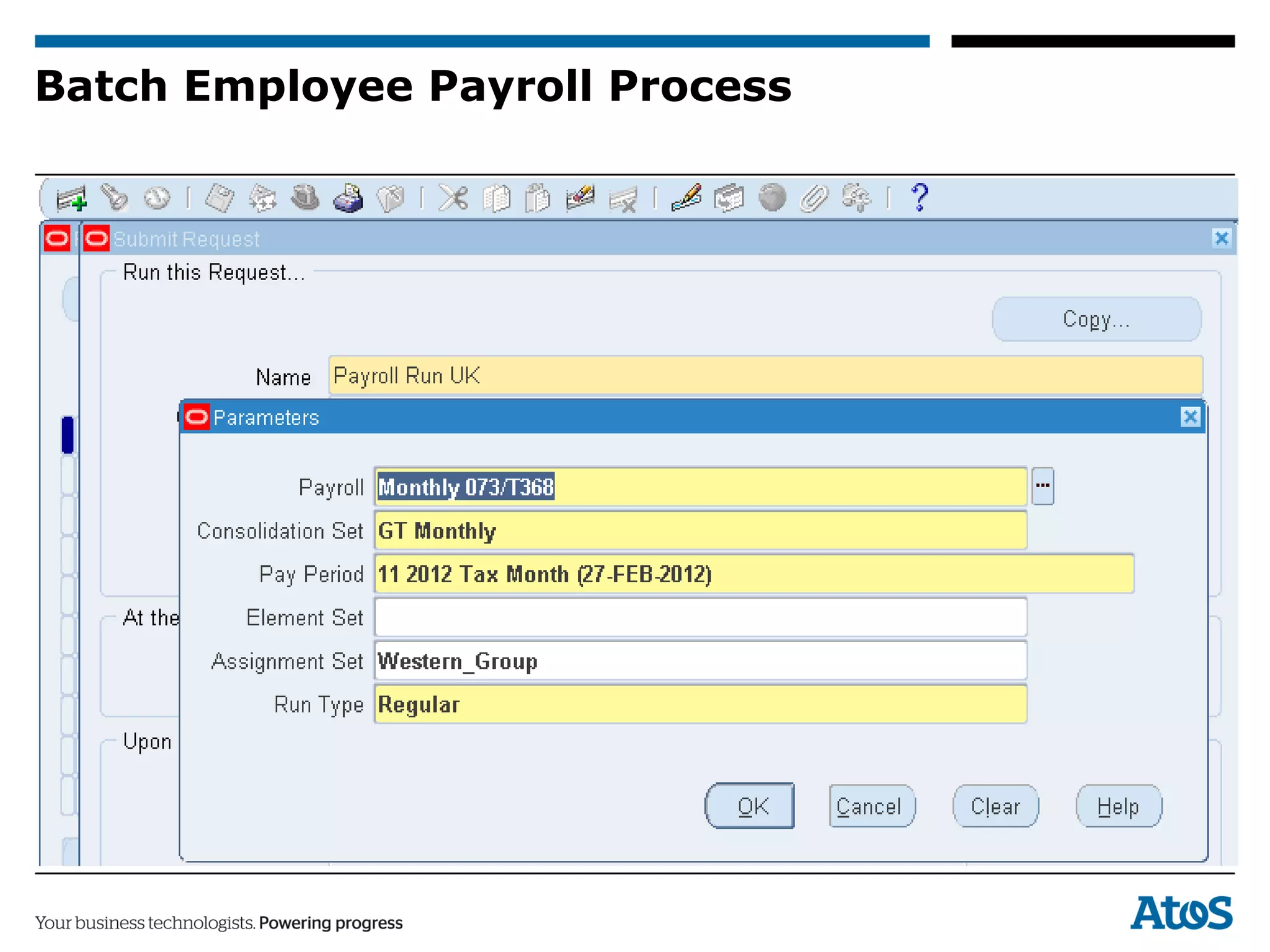 Batch Employee Payroll Process
 