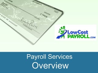 Payroll Services Overview 