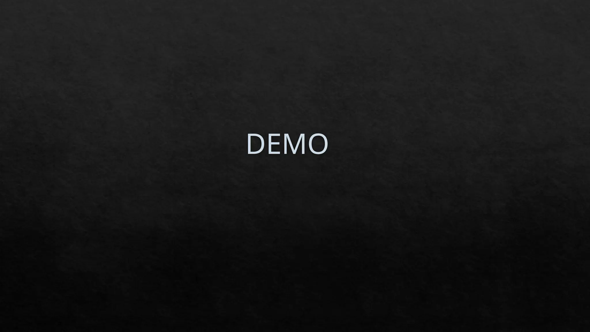 DEMO
 