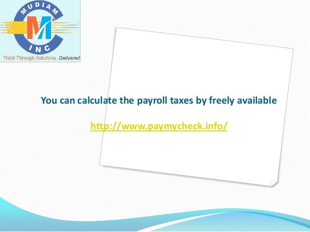payroll tax calculator payroll withholding calculator