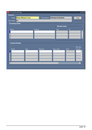 Oracle EBS R12 Payroll user manual | DOC