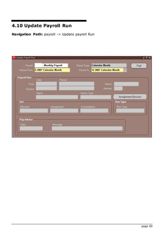 Oracle EBS R12 Payroll user manual | DOC