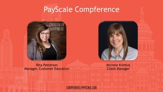 PayScale Compference 2017—Sessions for MarketPay Users | PDF