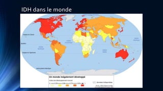 IDH dans le monde 
 