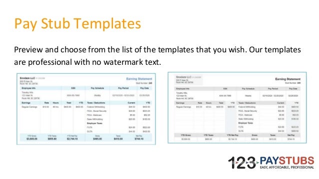 Paystub generator | Online Paystub Generator