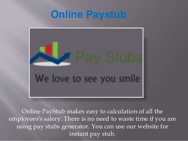 pay stubs generator online paystub instant pay stub pay stub generator online