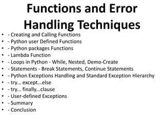 Paython courses in pune ppt | PPT | Free Download