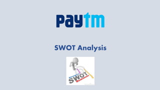 SWOT Analysis
 