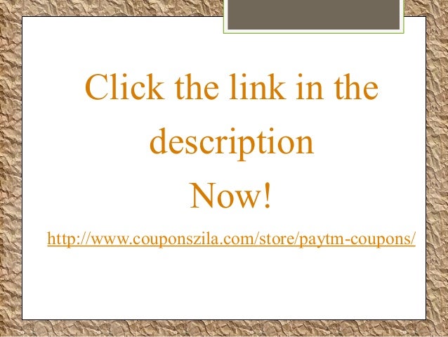 Paytm coupon code