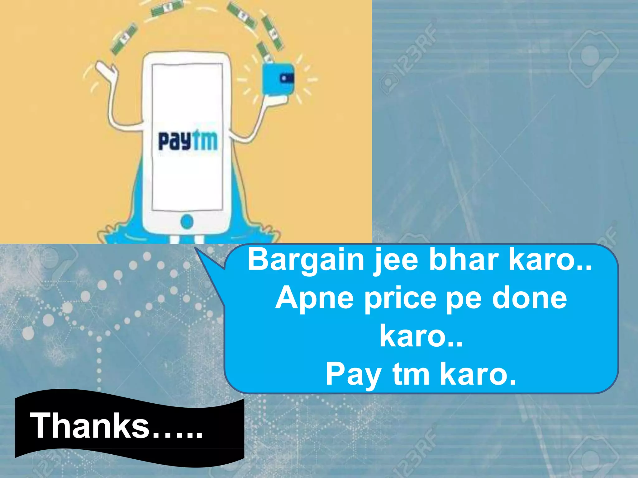 Bargain jee bhar karo..
Apne price pe done
karo..
Pay tm karo.
Thanks…..
 