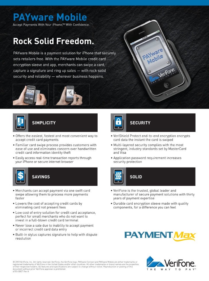 Payware Payware Mobile Support : Verifone – FTTQY