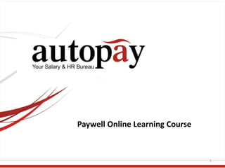 Paywell Online Learning Course
1
 