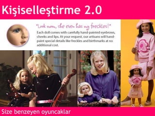 Kişiselleştirme 2.0Size benzeyen oyuncaklar