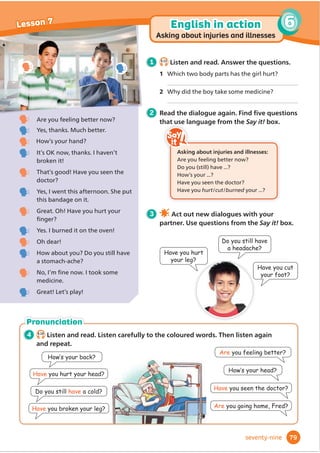 DQGĬ
QGRXW
DERXWWUDGLWLRQDOFORWKHVLQGLı
HUHQW
countries.
2 Decide who will:
• Ĭ
QGWKHSLFWXUHV
• make notes about the traditional
clothes in each picture.
3 Sort the pictures and notes into
countries and make a collage.
4 Display your collage in the classroom.
5 Take a class vote to decide which
continent has the most interesting
traditional clothes.
Project
 