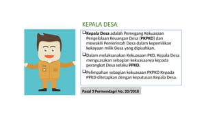 Pengelolaan Keuangan Desa yang Transparan dan Akuntabel: Kebijakan ...