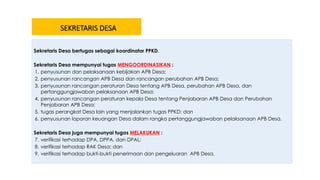 Pengelolaan Keuangan Desa yang Transparan dan Akuntabel: Kebijakan ...