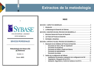 Extractos de la metodología 
