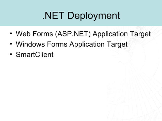 PowerBuilder 11 .Net Application Deployment | PPT
