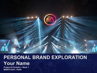 PERSONAL BRAND EXPLORATION
Your Name
Project & Portfolio I: Week 1
MONTH DAY, YEAR
 
